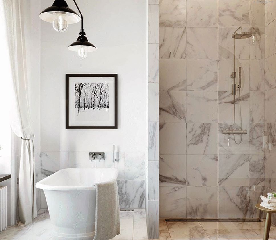 Azulejos para el baño: fotos + ideas