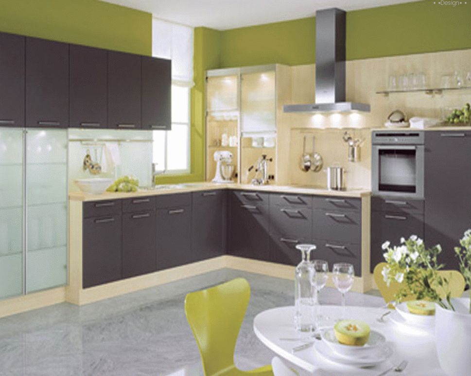 Cocina moderna y confortable